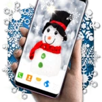 snowman live wallpaper android application logo